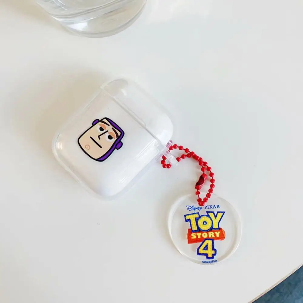 3 История игрушек мультфильма Базз Лайтер наушники чехол для Apple airpods беспроводной bluetooth гарнитура крышка air pod 2 аксессуары - Цвет: 3