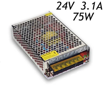 

36Pcs/lot AC220 240V To DC 24V 3.1A 75W Switching Power Supply Driver for LED Strip DHL