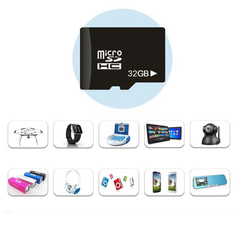 MP3 Player Micro SD Card 16GB 32GB 64GB Micro SD HC Memory Card TF Card