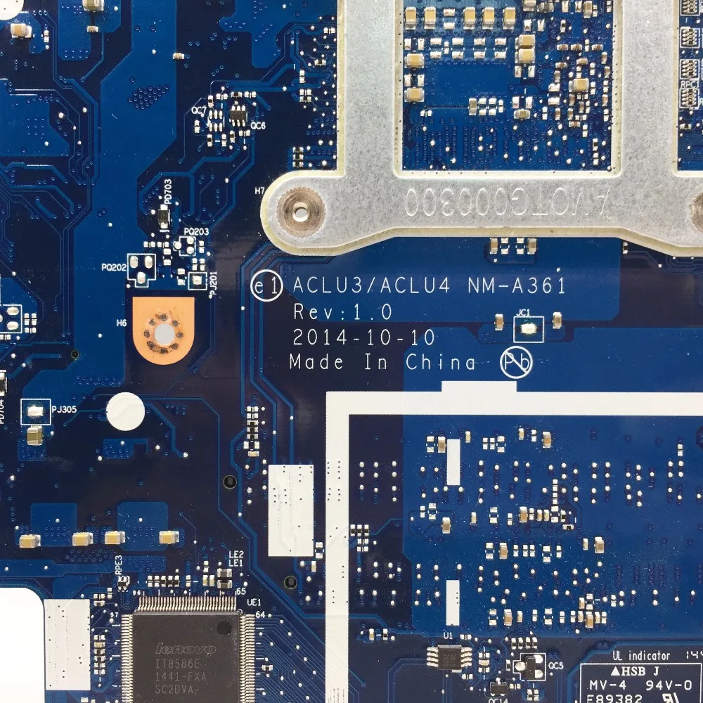  KEFU NM-A361 motherboard for Lenovo G50-80 ACLU3/ACLU4 NM-A361 PM laptop motherboard notebook I7-55