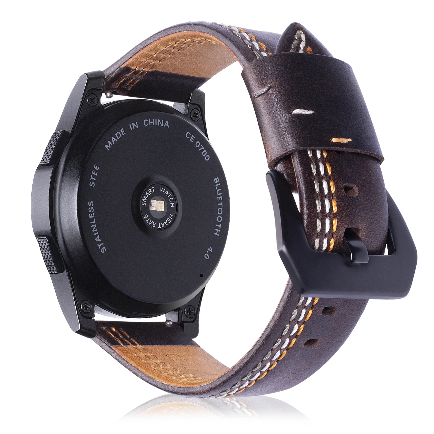 22 мм ремешок для часов из натуральной кожи ремешок для samsung gear S3 Frontier классические умные часы сменные браслеты аксессуары