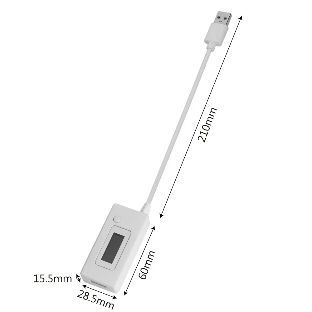 Портативный доктор напряжение измеритель тока мобильное зарядное устройство детектор ЖК-экран мини креативный телефон USB Тестер
