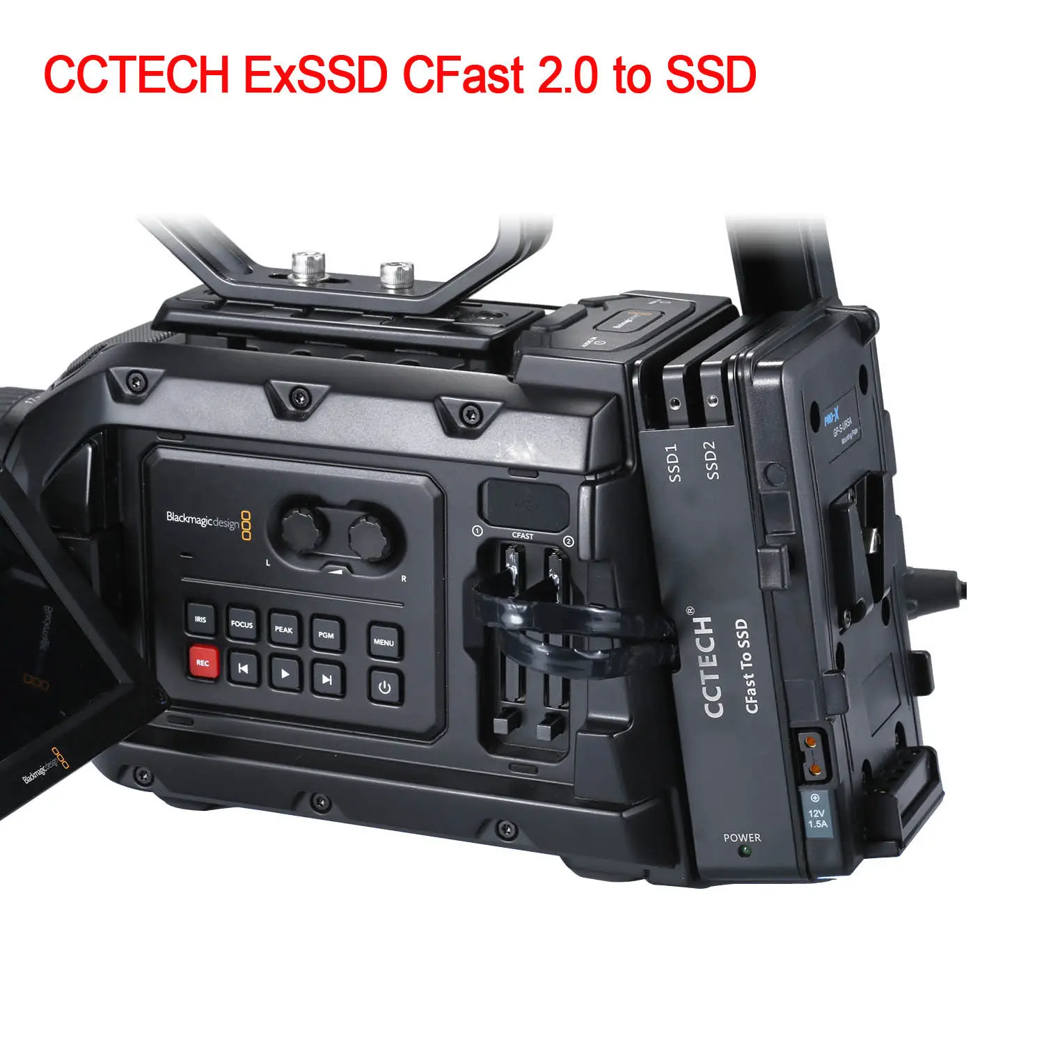  CCTECH ExSSD CFast 20 zu SSD BMD Kamera Lagerung Lösung Recorder URSA Mini4.6K