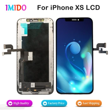 

5Pcs/Lot Pantalla For iphone XS LCD Display Touch Panel Replacement Complete Screen Full Assembly Free DHL EMS Shipping