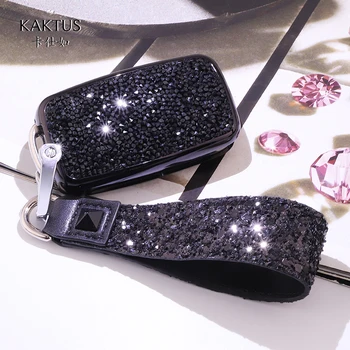 

Diamond Car Key Case For Volkswagen Passat Golf Bora Polo Sagitar Tiguan Auto Key Bag Cover Protector