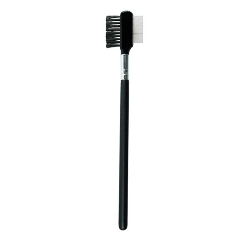 Black Professional Eyelash Comb Brush For Eyelash Extension Brow Brush