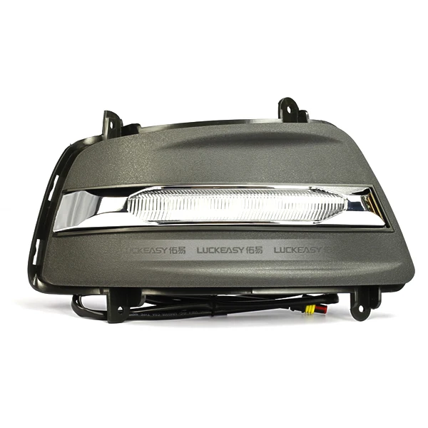 Luckeasy luces LED DRL resaltadas para coche, luces delanteras para