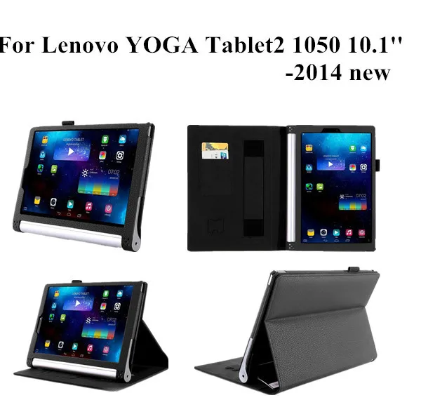 ① Йога Tablet 2 10.1 Стенд кожаный чехол Lenovo Yoga Tablet 2 1050F кожаный чехол ★