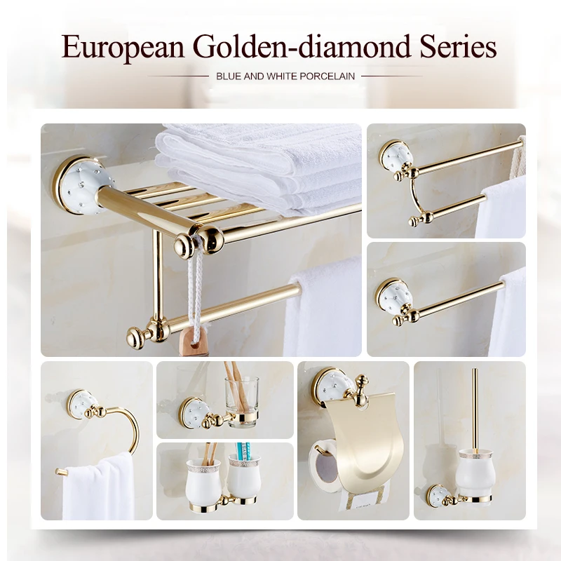 Quyanre Luxury Golden Diamond Bathroom Hardware Set Stainless Steel 11 2 Htb1hs3vbntkjjsszeq6au2vxai Quyanre Frap Wanfan Golden Diamond Bathroom Hardware Set Stainless Steel Finish