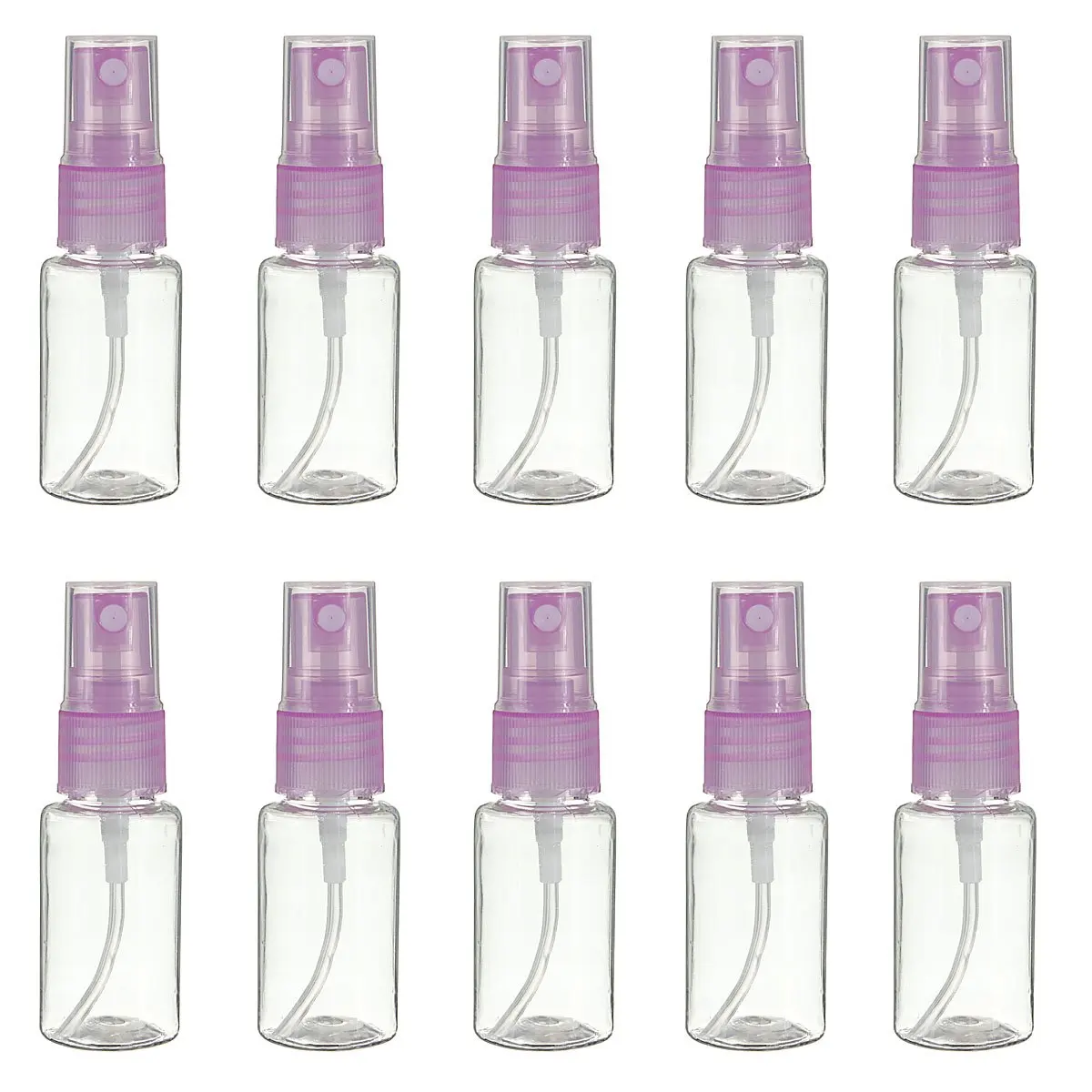 HHFF New 10 * 15ml Spray Bottle Empty Plastic Makeup Atomizer Container