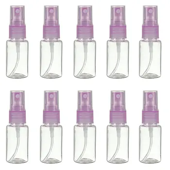 

HHFF New 10 * 15ml Spray Bottle Empty Plastic Makeup Atomizer Container Pump