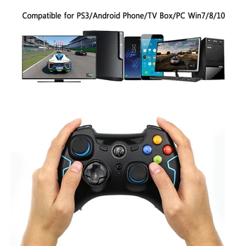 

ESM-9013 Wireless Gamepad Game joystick Controller Compatible with PC Windows TV Box Android Smartphone For PS3