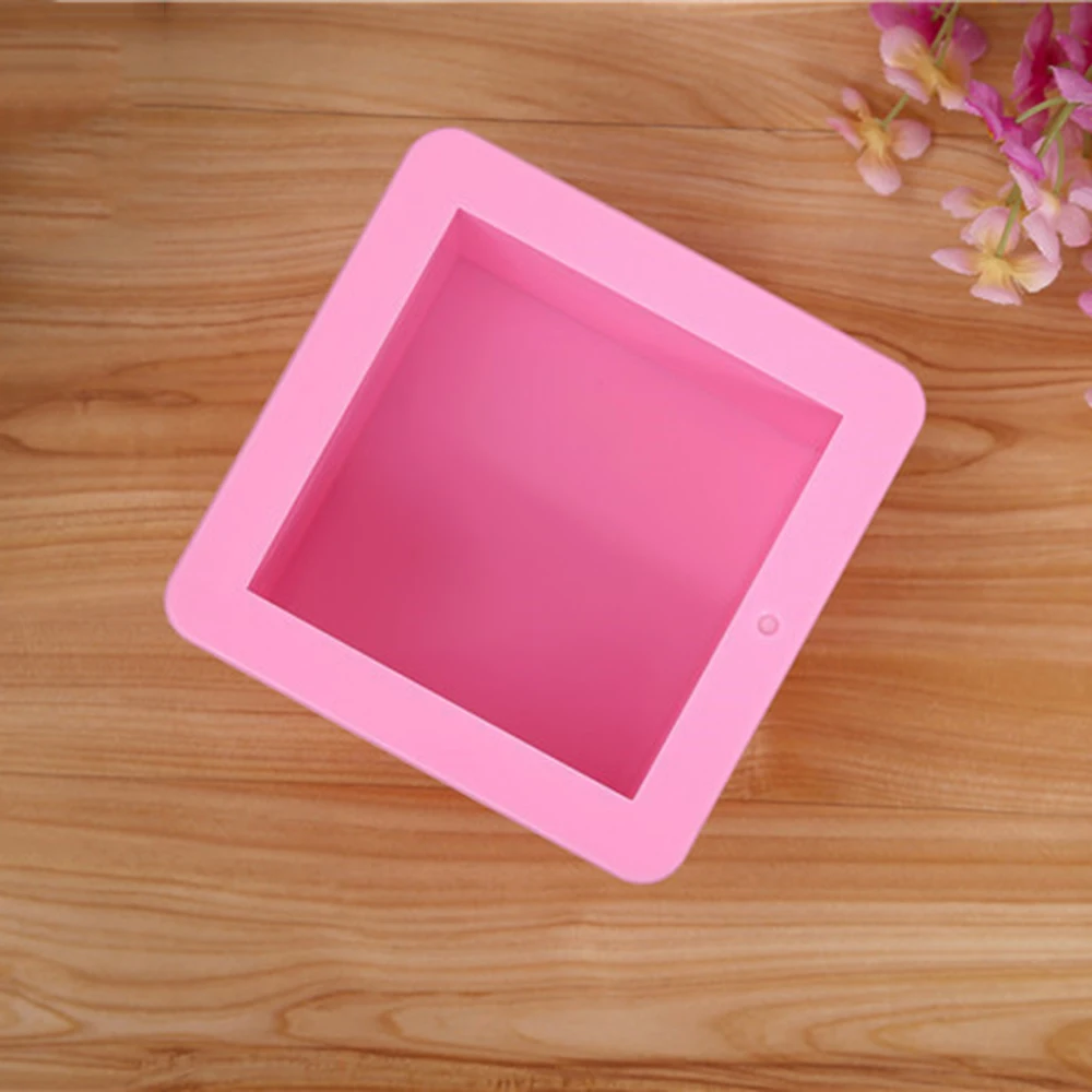 

500ml Soap Mold Of Square Silicone Cake Bakeware Tool oval Pudding Ice Cube Bread Pastry Hand Mould