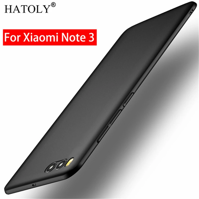

For Xiaomi Mi Note 3 Case mi note 3 pro Ultra-thin Smooth Cover Hard PC Protective Back Case for Xiaomi Mi Note 3 5.5" HATOLY