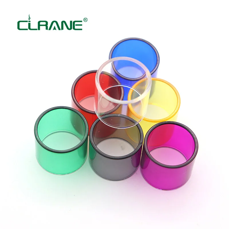 

7PCS/pack Clrane Replacement Glass Tube For Goblin Mini v1 v2 v3/Micro TFV4 2.5ml/Petri TANK 22/Reuleaux RX75 /melo 3 Mini