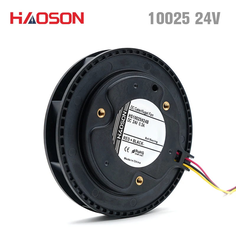 

10025 DC 24V air blower,Centrifugal fan,Brushless DC motor,air purifier,Overall dimensions 100*25mm HS10025H24B