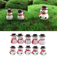 5 шт. Рождественская фигурка снеговик DIY Мини статуи фигурка для домашнего стола