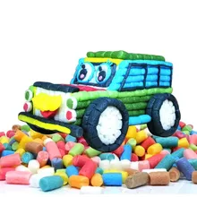 Starch Miou Kids Colorful Building Blocks Magic Corn Plasticine Children Child Toy kernels Xmas Intelligent TY0009