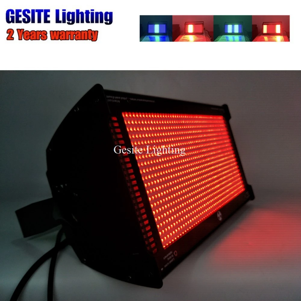 Dmx6 e dmx16 e modo de Canais Rainbow Efeito 1000 w Led Strobe Light Full on 20 Efeito de Iluminação de palco