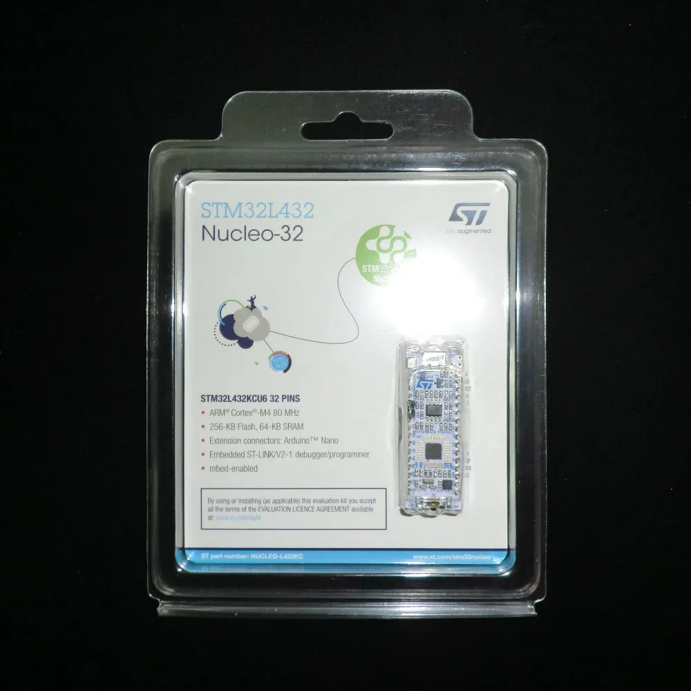 

1 pcs x NUCLEO-L432KC ARM 16/32-BITS MICROS development board with STM32L432KCU6 MCU NUCLEO L031K6
