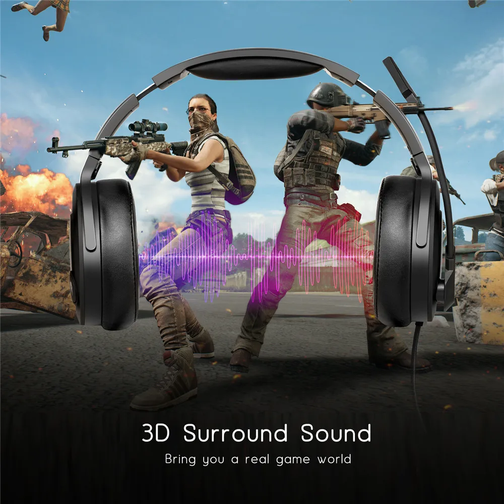 Gaming Headset for PS4,Xbox One Controller,Nintendo Switch(Audio),PC Stereo Noise Cancelling Headphones with Mic,One Key Mute, Volume Control,Soft Earmuffs for Laptop Mac Mobile Gamer,Black  (6)