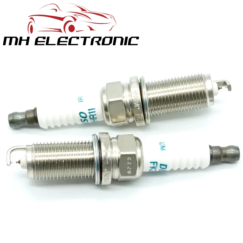 MH Электронный 2 шт./компл. 90919-01247 FK20HR11 свечи зажигания для TOYOTA VITZ RACTIS IST SIENTA COROLLA AURIS CAMRY LEXUS RAV4 SIENNA
