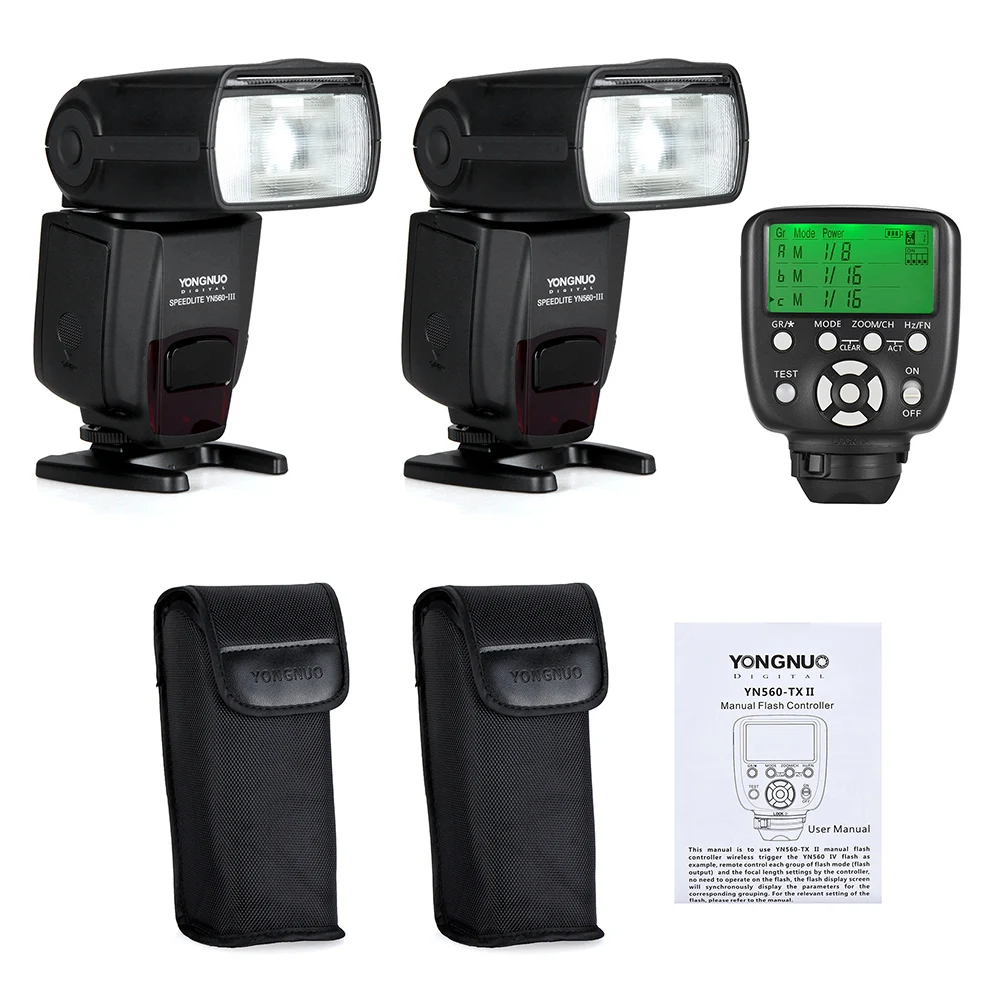 Беспроводная вспышка YONGNUO YN560 III IV Speedlite TX II|Фотовспышки| |