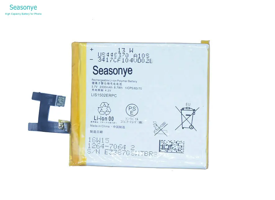 Seasonye 2330 мАч LIS1502ERPC Замена Батарея для C Z L36H L36i LT36 LT36H LT36I S39H C6603 C6602 C6600 C660X C2305 SO-02E |