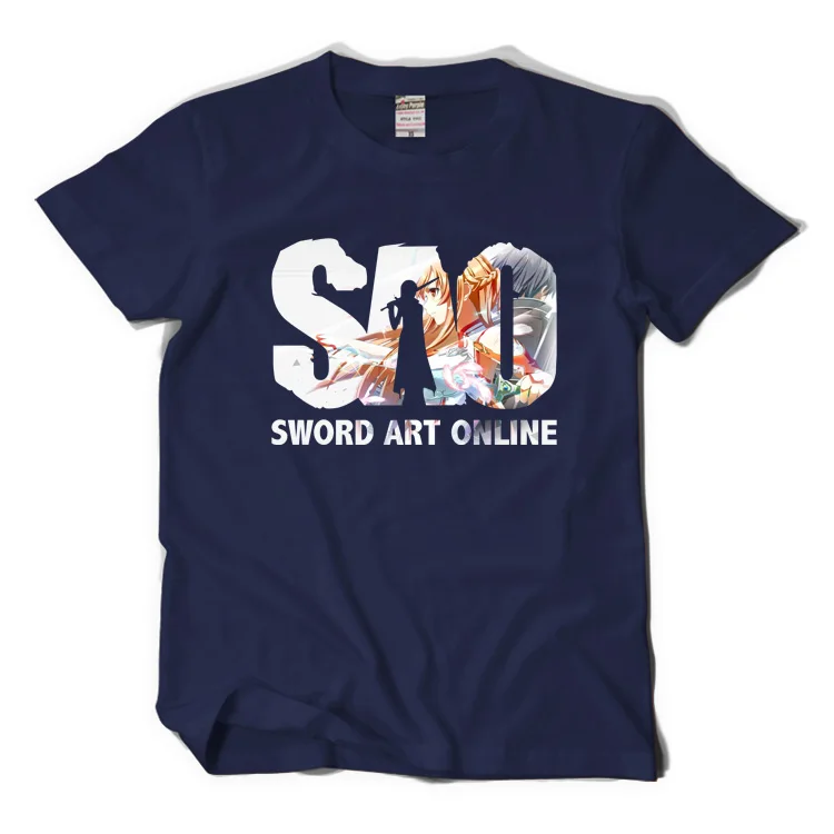 Buy Sword Art Online T shirt Summer SAO Anime Kirito