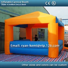 На заказ 4,5 м надувной карнавальный Стенд рекламный надувной бар надувной рекламный шатер