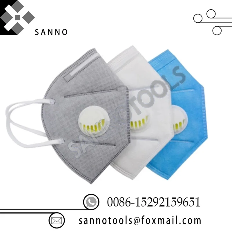 50 piezas de filtro de aire de respirador desechable cara máscaras anti-Polvo de carbono activado máscara tipo taza de cemento máscara protectora