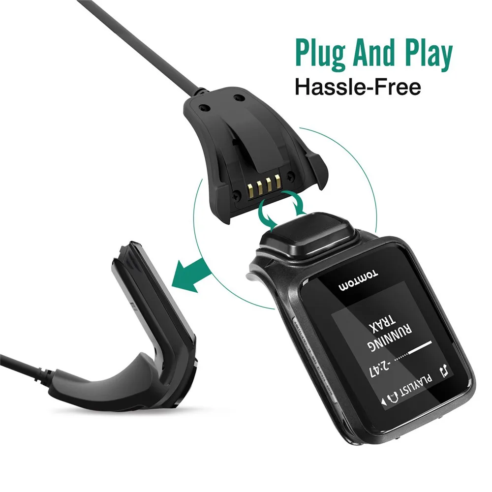 USB зарядная док станция для TomTom Runner 2 3/Adventurer/Golfer 2/Spark 3 зарядное устройство GPS часов
