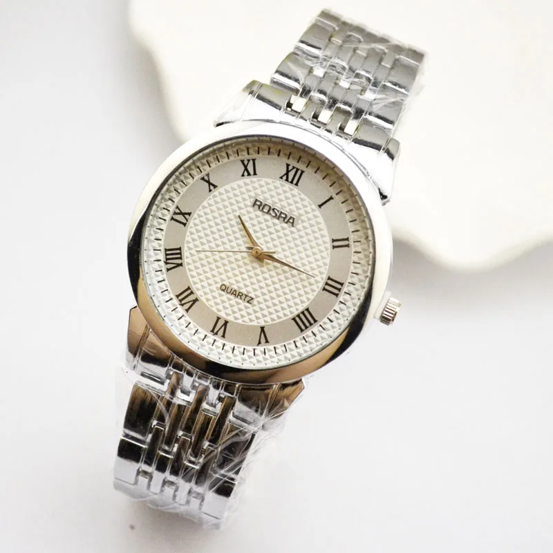 Korean Version Of High-end Men's Watch Quartz Watch Steel Belt Waterproof Watch Casual Lovers Watch Manufacturers Direct Jhlf