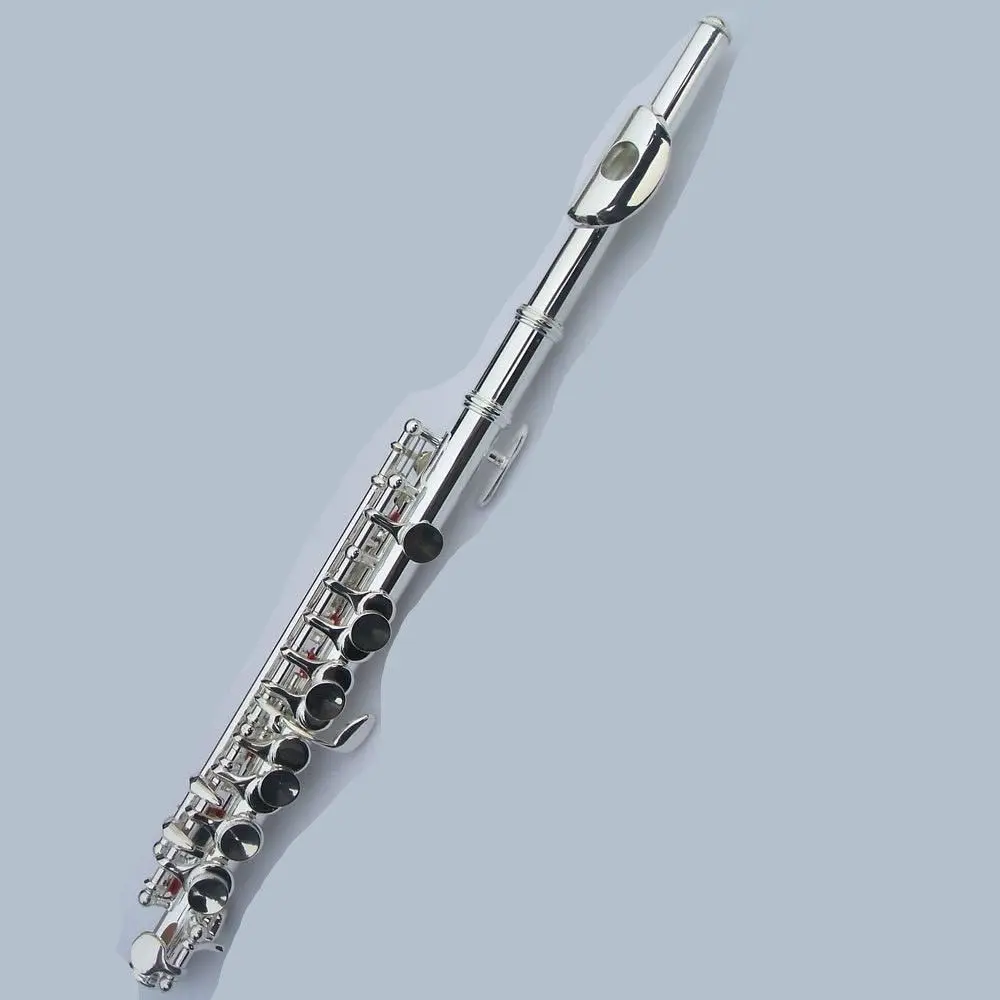 

new piccolo c key real silver plated great material