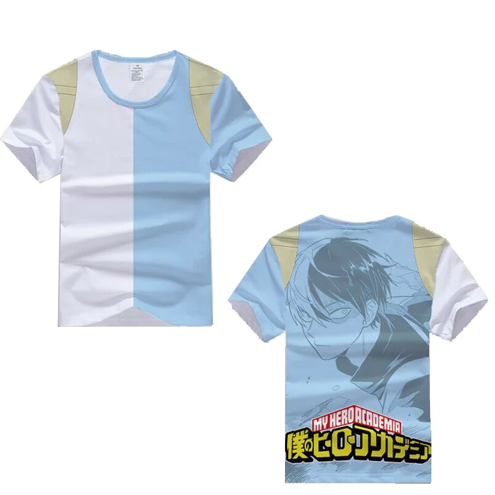 Cosroad Boku No My Hero Academia Cosplay T Shirt Midoriya Izuku All Might Costumes Men and Women Short Sleeve Summer T-shirts 1 (11)