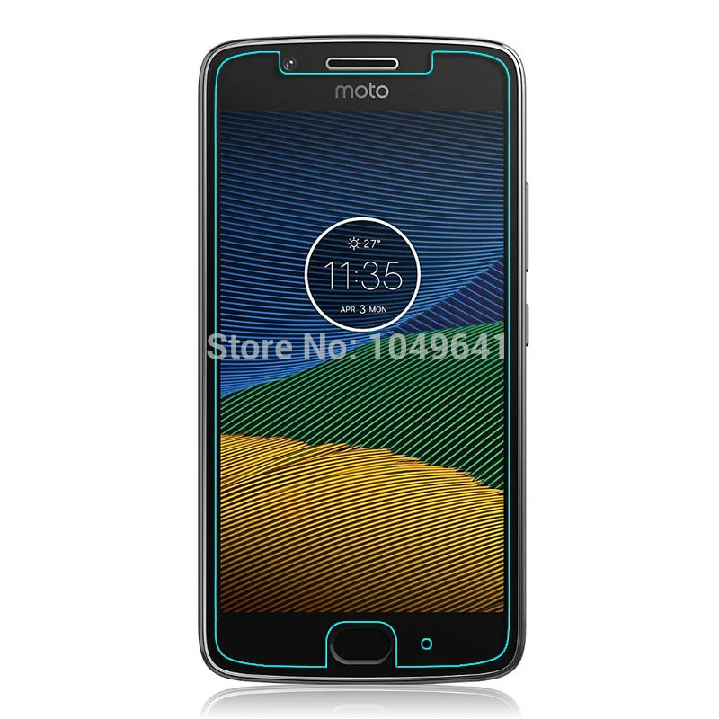 MOTO1137_2_9H 2.5D Ultra-thin Explosion-proof Tempered Glass Film for Motorola Moto G5 5 inch