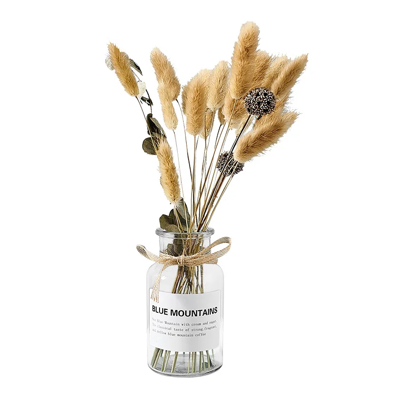 Скандинавская стеклянная ваза прозрачная/коричневая гидропонная ваза для цветов сушеные цветы вставленные Обои для рабочего стола