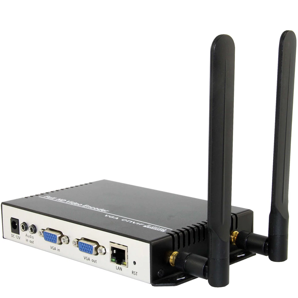 MJPEG MPEG-4 H.264 VGA Video Audio To IP Streaming Encoder HD Video To Youtube Facebook Wowza Live RTMP RTMPS Encoder H264