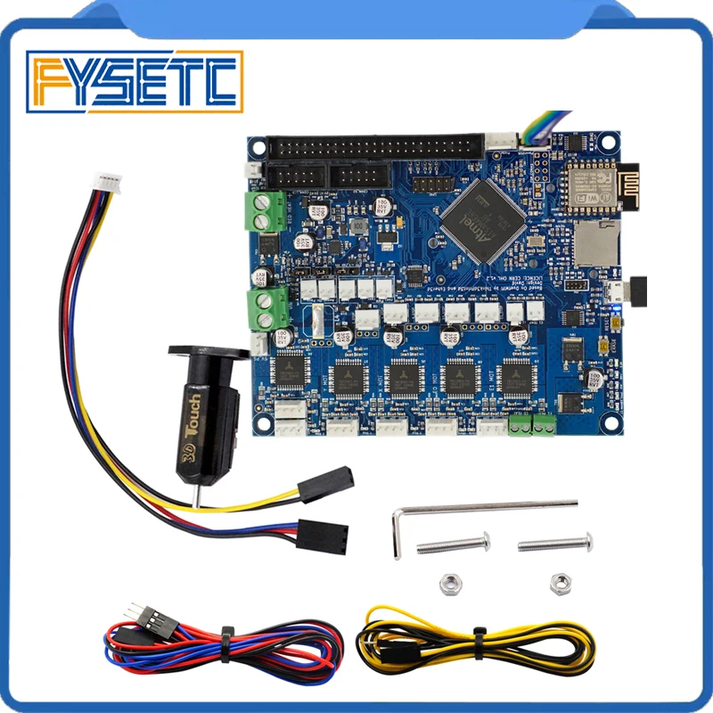 

Cloned Duet 2 Wifi V1.03 Upgrades Controller Board DuetWifi Advanced 32bit Motherboard With Connected For 3D Printer CNC BLV MGN