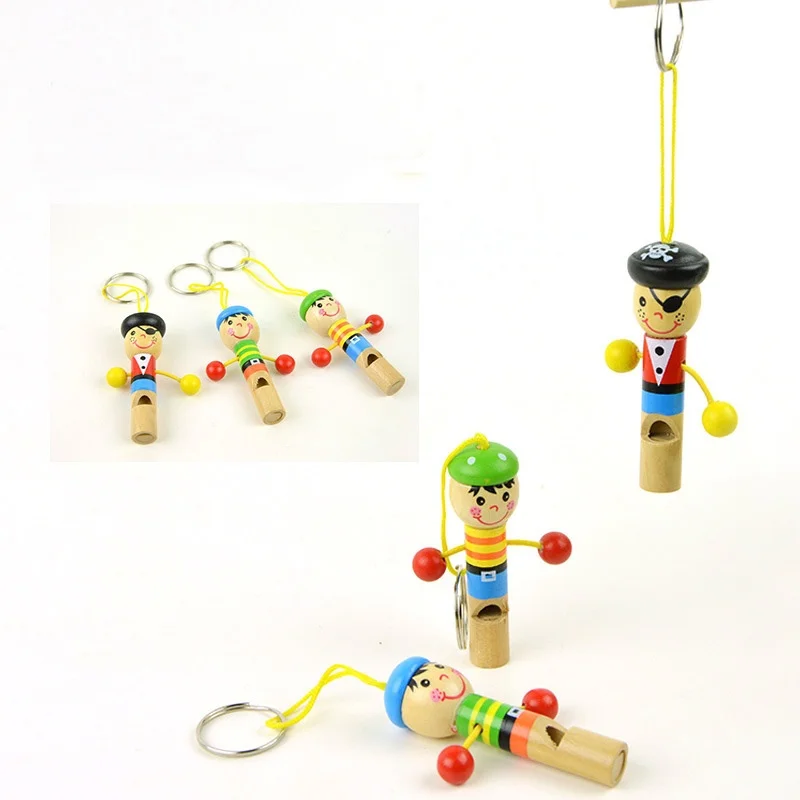 Деревянная детская игрушка мини свисток маленький рисунок свистки Diacritical раздвижные Piccolo развивающая музыкальная игрушка украшения игрушки подарок
