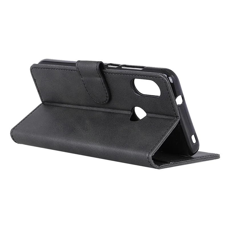 Plain Leather Case For Funda Huawei P Smart 2019 Case Leather Cover for Huawei Honor 10Lite Case Wallet Flip Stand Phone Cases (4)