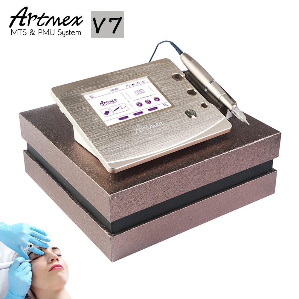 

Artmex V7 Tattoo machine Semi Permanent Makeup machine tattoo Device PMU Machine for Lips Eyebrows tattoo Equipmen micro needle