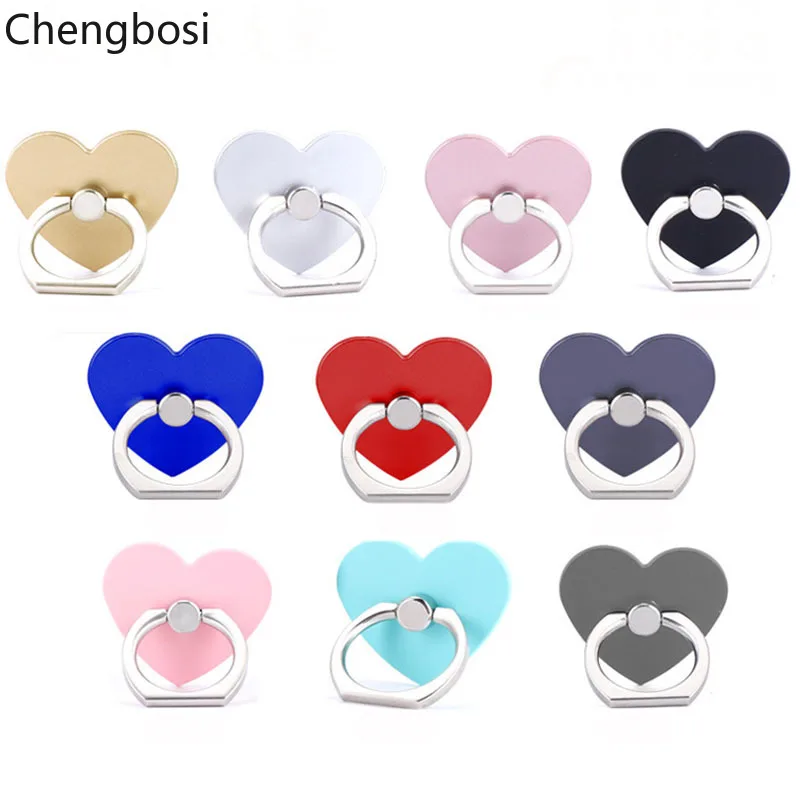 

Love 360 Degree Adjustable Finger Rings Smartphone Phone Stand Holder for IPhone XS MAX XR 6 6s 7 8 Plus for Xiaomi for Samsung