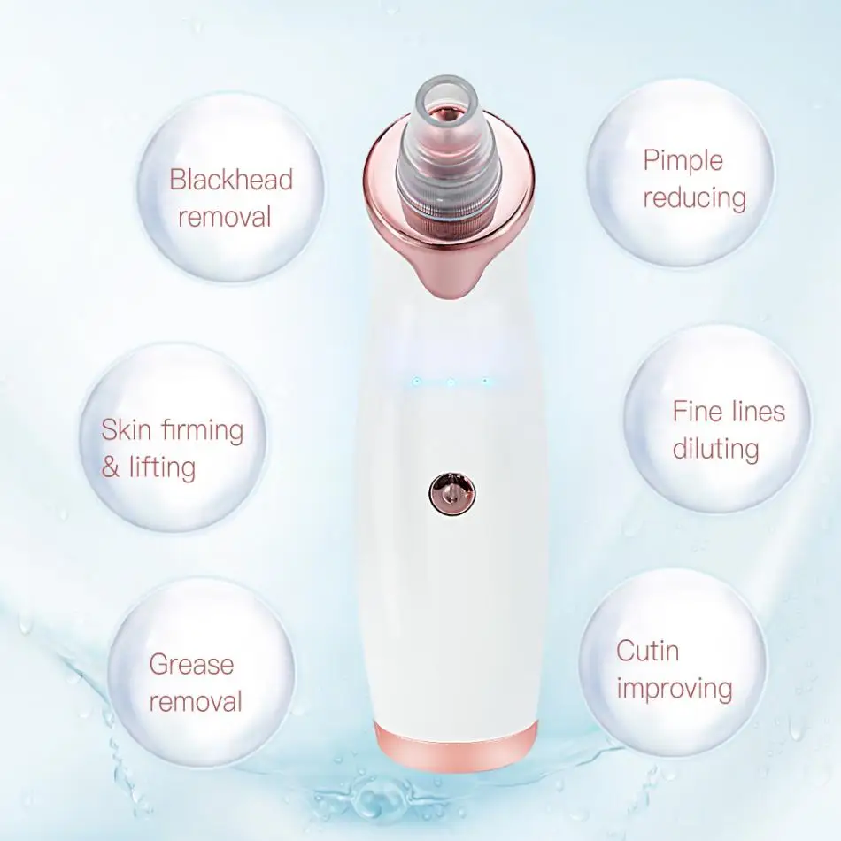 Вакуум удаления угрей Acne мертвой кожи морщины Remover лица подъемные машины очиститель пор дермабразия Черноголовых ингалятор