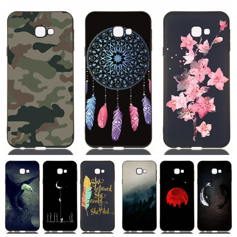 

Soft Silicone TPU Case For Fundas Samsung Galaxy J4 Plus Case For J4 Plus J4+ J 4 Plus J415F SM-J415F J415 Cover Black Cases