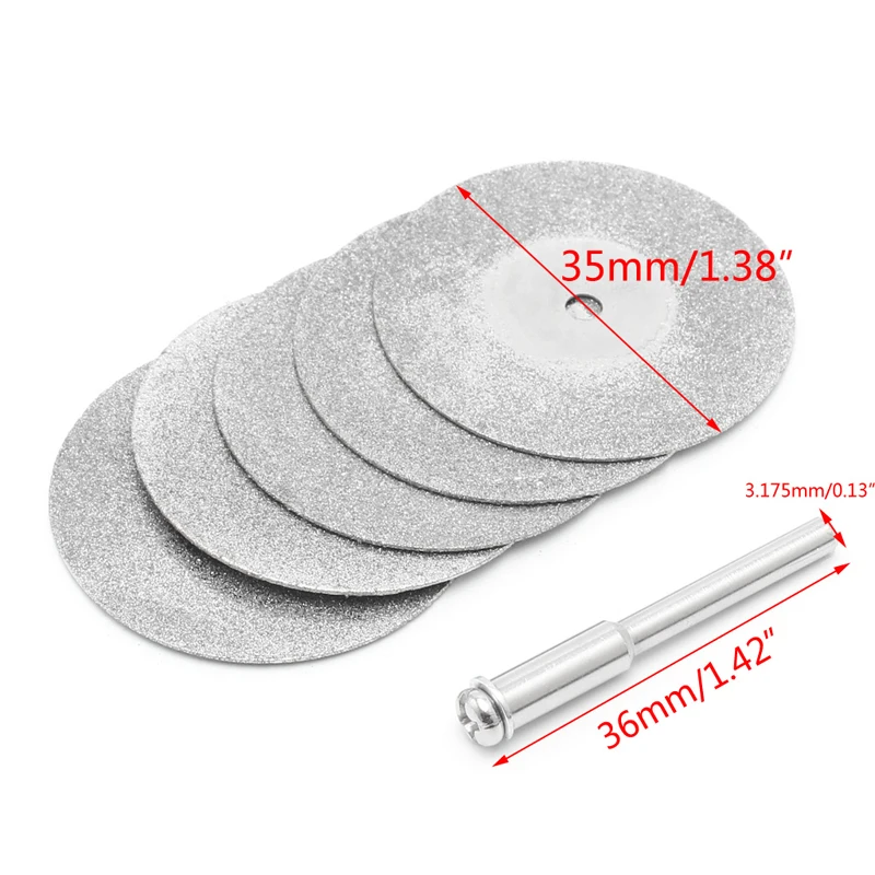 5X16/30/40/50 мм алмазные режущие диски и сверло хвостовика для роторный инструмент лезвие