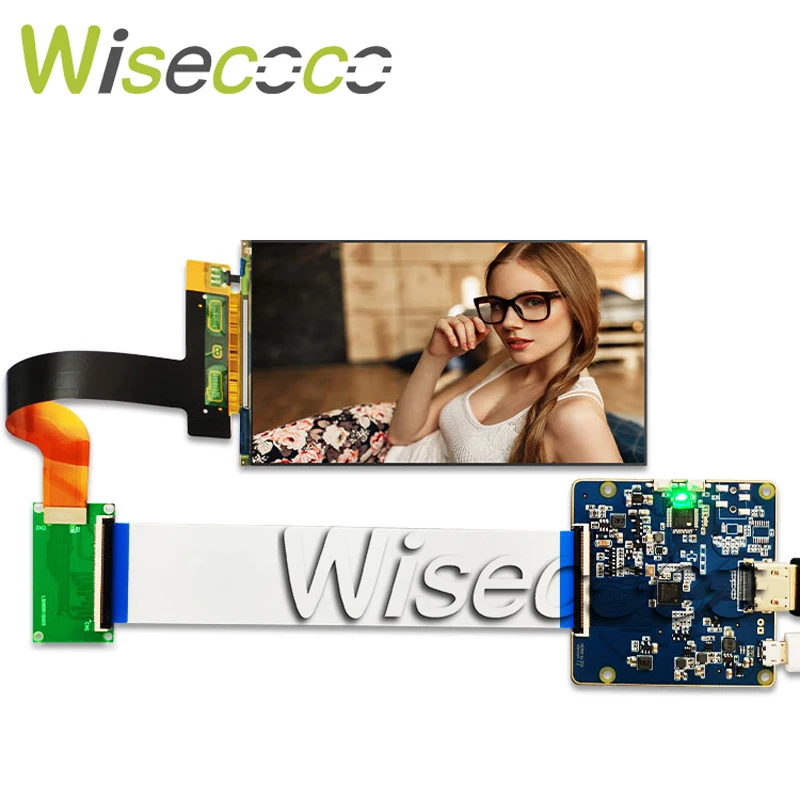 

5.5 inch 2k LCD panel for DLP/SLA 3d printer Model KLD-1260/1268 screen display with drive board replacement parts KLD-1268