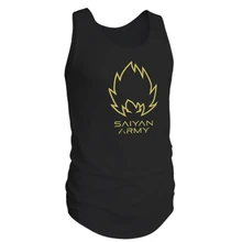 Майка для фитнеса для мужчин, бодибилдинг, одежда для фитнеса, мужская рубашка, высококачественные жилеты хлопковые майки, топ для мышц, Каратель, Saiyan, футболки