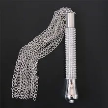 Adult Games Whip Sex Flirt Toys Sexy Ass Butt Spaking Whip Bdsm Metal Chains Whip Flogger Ass Spanking Bondage Slave