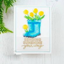 

Flower Boots Metal Cutting Dies Scrapbooking Paper Card Album Photo Making Embossing Handicraft Template DIY Stencil New Arrival